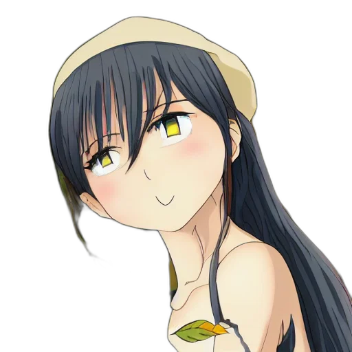 hat, face, staff, dress, anime, cartoon, photorealistic, pixel art transparent PNG cut-out
