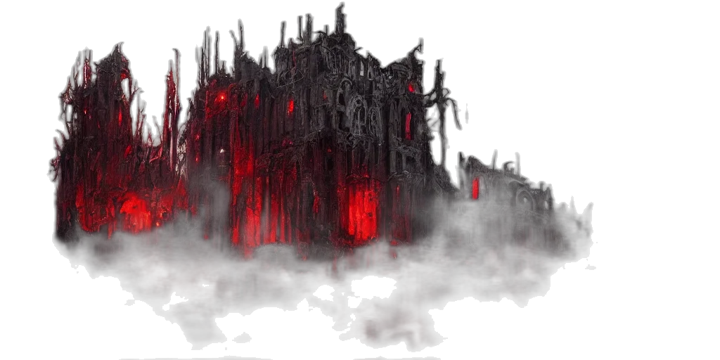 crown, concept art, fantasy art, watercolor, comic book art, fog, fire, forest transparent PNG cut-out