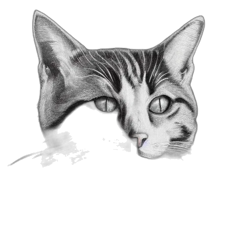 animal, face, creature, staff, pencil sketch, photorealistic, watercolor, oil painting transparent PNG cut-out