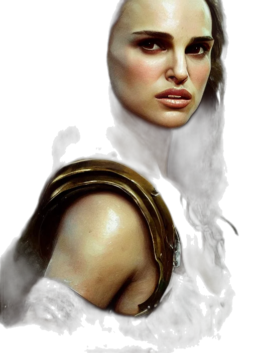 face, fantasy art, photorealistic, concept art, comic book art, golden, earth tones, monochrome transparent PNG cut-out