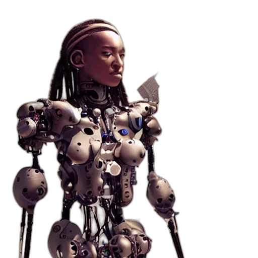 robot, jewelry, staff, concept art transparent PNG cut-out
