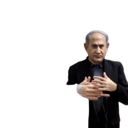 staff, face, bibi, netanyahu transparent PNG cut-out