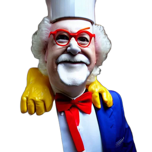 food, staff, face, 3d render transparent PNG cut-out