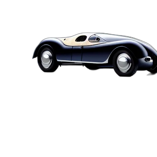 car, 3d render, concept art, photorealistic transparent PNG cut-out