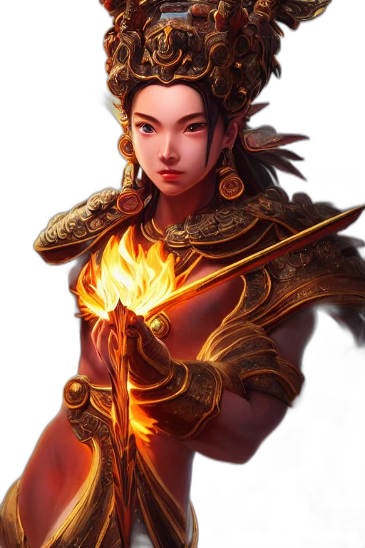 staff, dragon, jewelry, fantasy art, concept art, photorealistic, comic book art, fire transparent PNG cut-out