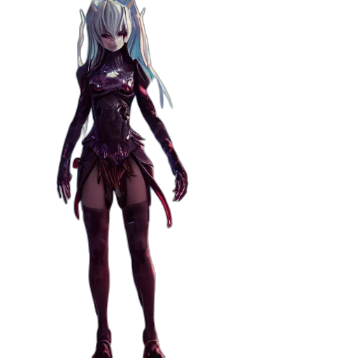 robot, creature, dress, staff transparent PNG cut-out