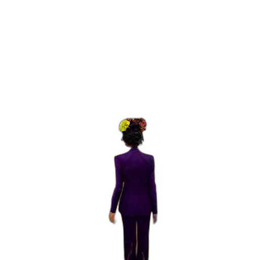 dress, staff, jacket, robot, 3d render, pixel art, concept art, vaporwave transparent PNG cut-out