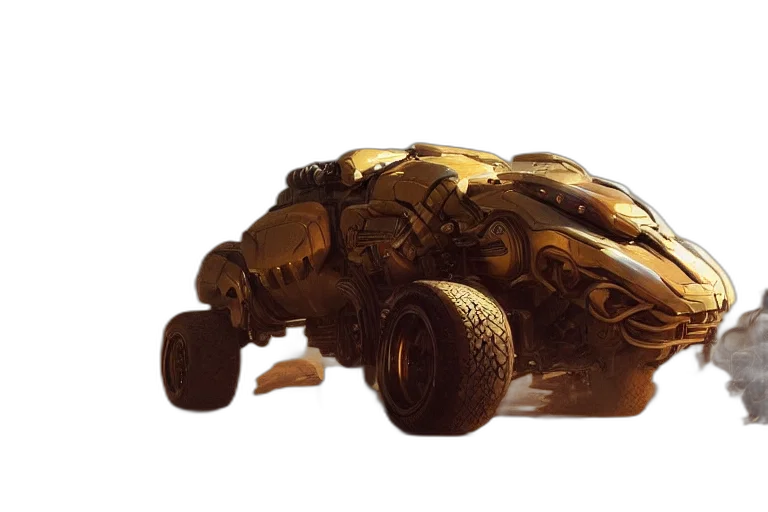 car, robot, weapon, animal transparent PNG cut-out