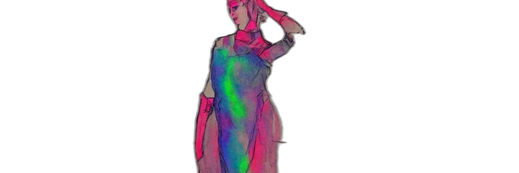 dress, staff, mask, jacket transparent PNG cut-out