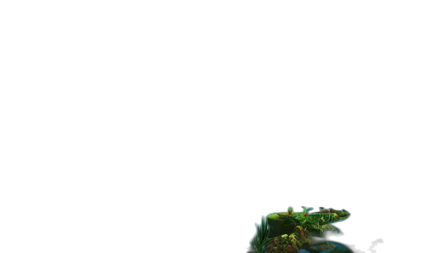 dragon, staff, tree, creature transparent PNG cut-out