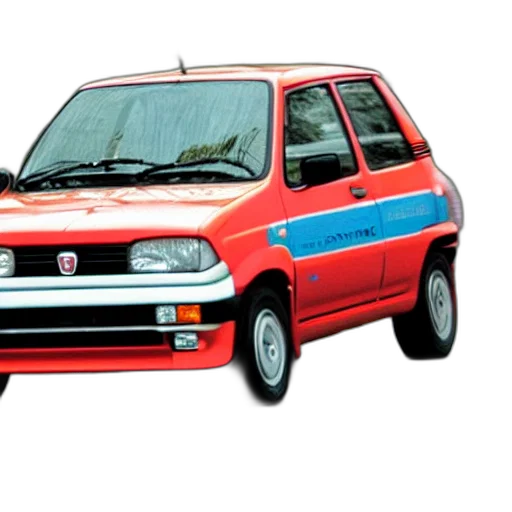 car, photorealistic, 3d render, concept art, vaporwave, shirako, takamoto, driving transparent PNG cut-out