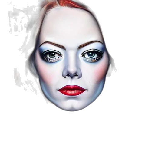 face, mask, robot, photorealistic transparent PNG cut-out
