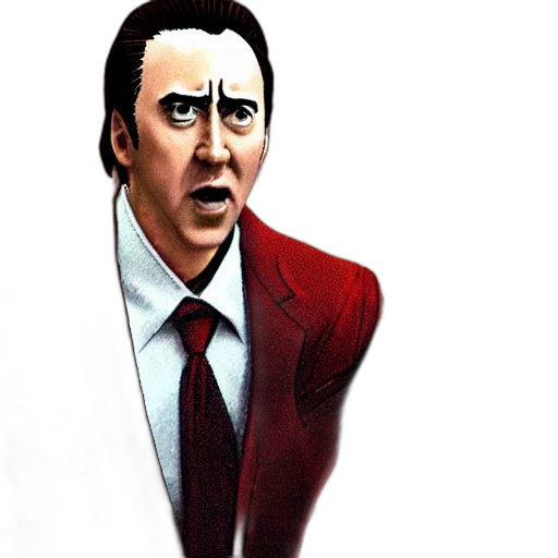 jacket, face, staff, comic book art transparent PNG cut-out