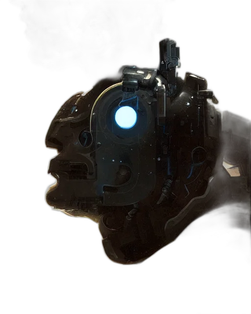 weapon, robot, mask, face transparent PNG cut-out