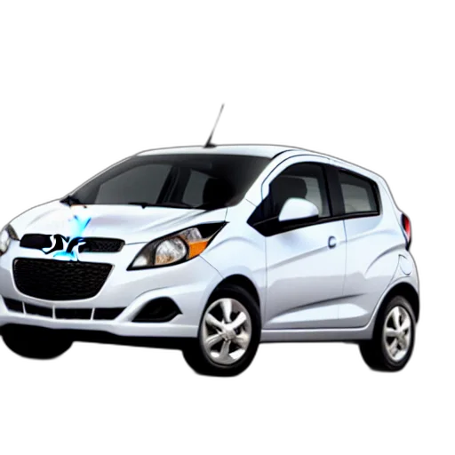 car, 3d render, photorealistic, chevrolet, spark, turned, into, suv transparent PNG cut-out