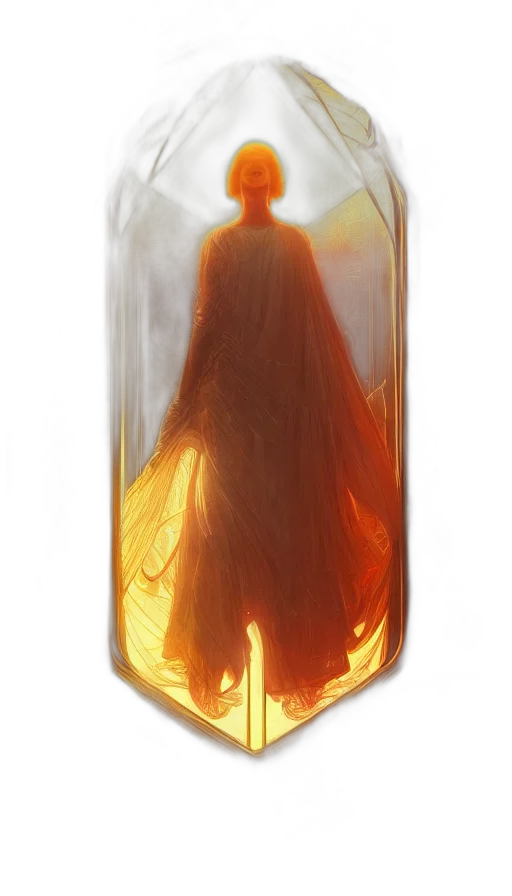 dress, bottle, creature, hair transparent PNG cut-out