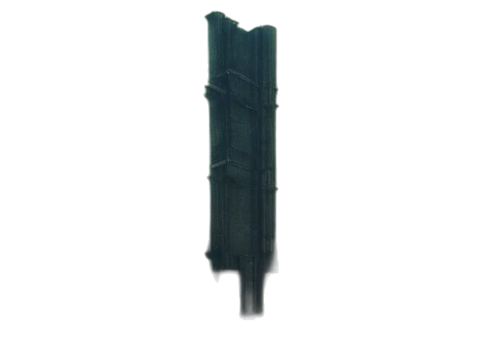 weapon, staff, umbrella, furniture, 3d render, concept art, cyberpunk, photorealistic transparent PNG cut-out
