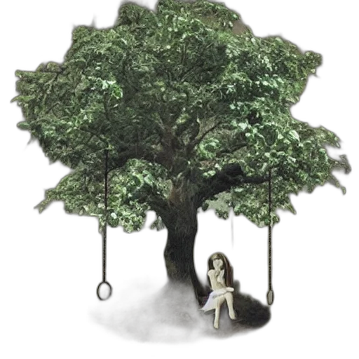 tree, staff, animal, creature transparent PNG cut-out