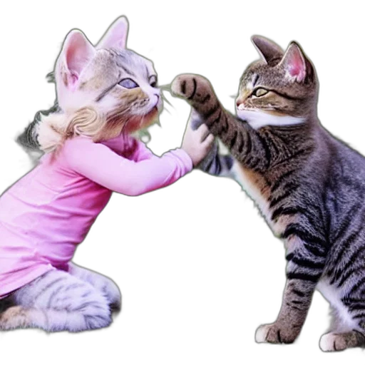 animal, photorealistic, pastel, cute transparent PNG cut-out