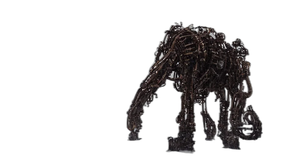 robot, animal, creature, dragon transparent PNG cut-out
