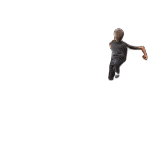 robot, creature, staff, shoes transparent PNG cut-out