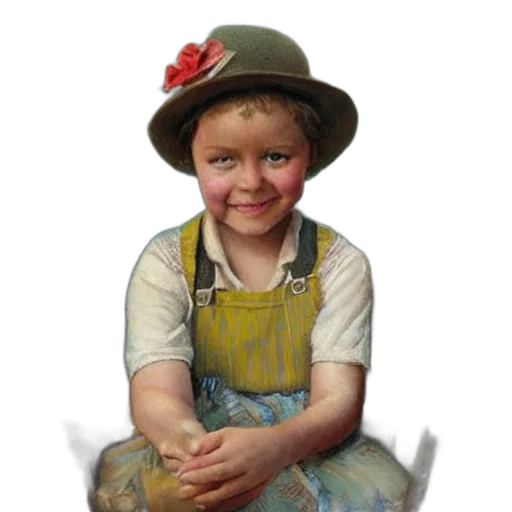 hat, face, staff, dress transparent PNG cut-out