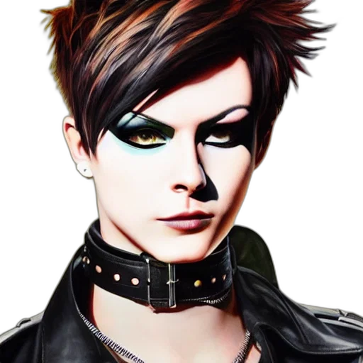 face, photorealistic, cyberpunk, fantasy art, cartoon, dark, oil, painting transparent PNG cut-out