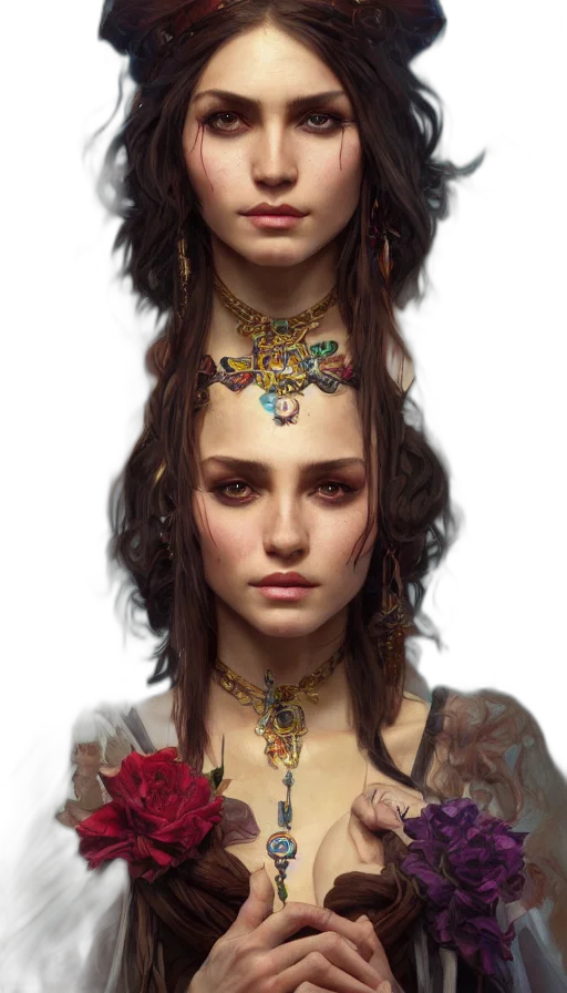 jewelry, face, crown, fantasy art transparent PNG cut-out