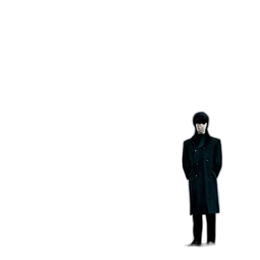 jacket, umbrella, robot, creature, pixel art, concept art, 3d render, cartoon transparent PNG cut-out