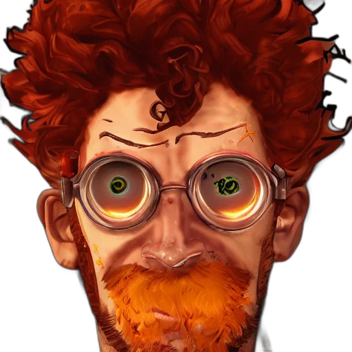 face, staff, mask, creature transparent PNG cut-out