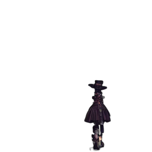 dress, staff, robot, umbrella transparent PNG cut-out