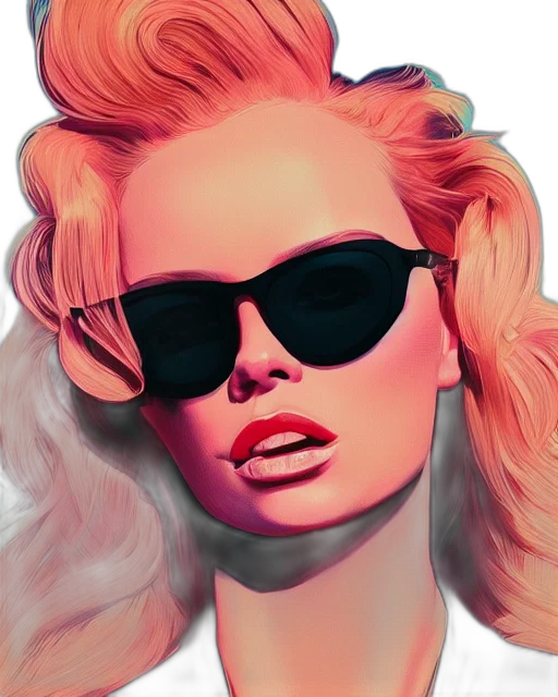 face, hair, jacket, photorealistic transparent PNG cut-out