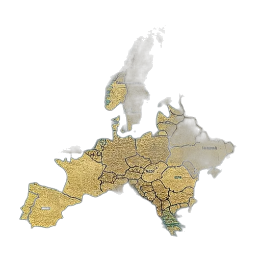 golden, earth tones, mercator, projection transparent PNG cut-out