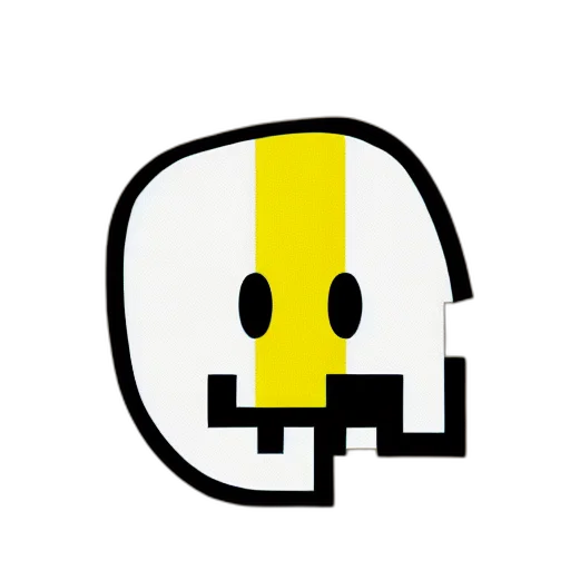 face, robot, mask, staff, pixel art, concept art, cartoon, 3d render transparent PNG cut-out