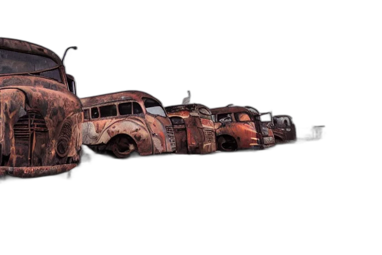 shoes, car, weapon, mask, concept art, 3d render, cyberpunk, photorealistic transparent PNG cut-out