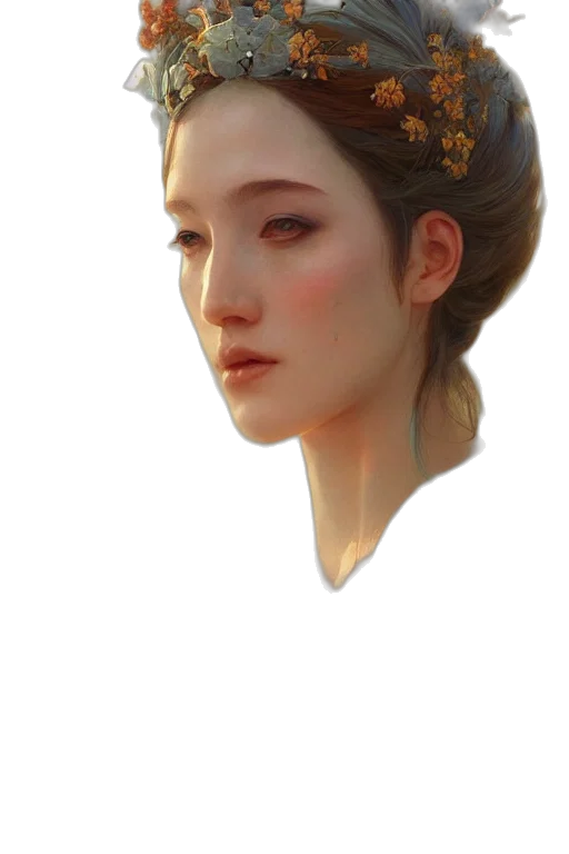 face, crown, mask, dragon, photorealistic, fantasy art, concept art, oil painting transparent PNG cut-out