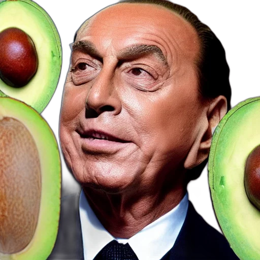 food, photorealistic, silvio, berlusconi transparent PNG cut-out