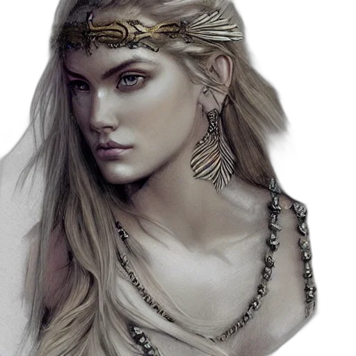 jewelry, crown, fantasy art, concept art, photorealistic, watercolor, golden, earth tones transparent PNG cut-out