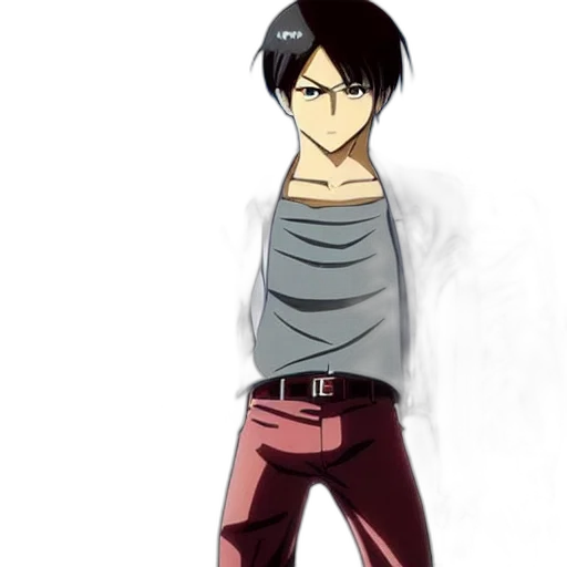 jacket, staff, cartoon, anime, concept art, comic book art, dark, earth tones transparent PNG cut-out