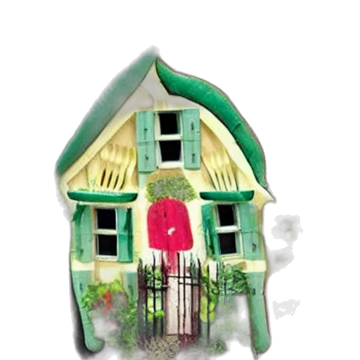 building, 3d render, watercolor, concept art transparent PNG cut-out