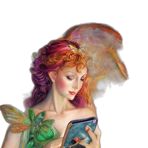 fantasy art, concept art, photorealistic, oil painting transparent PNG cut-out