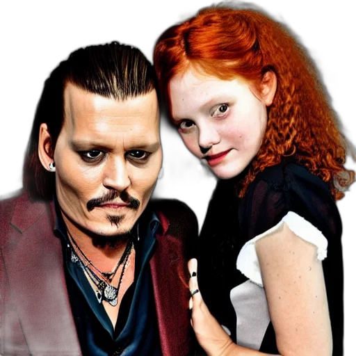 photorealistic, photo, johnny, depp transparent PNG cut-out