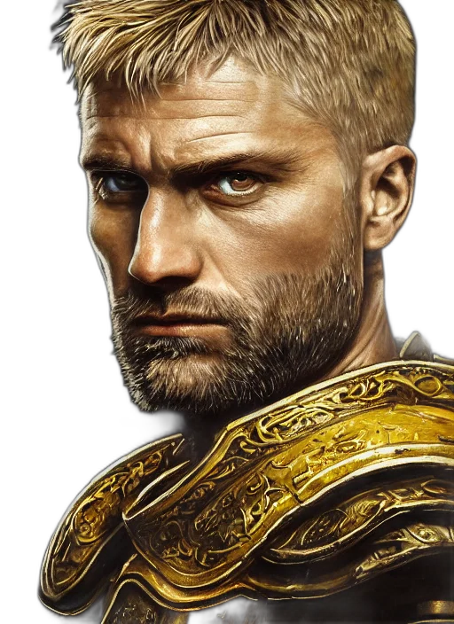 face, sword, photorealistic, fantasy art transparent PNG cut-out