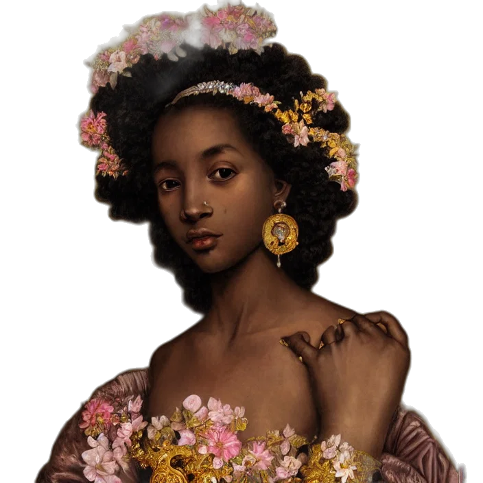 crown, dress, jewelry, face transparent PNG cut-out