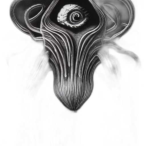 mask, face, creature, hair transparent PNG cut-out