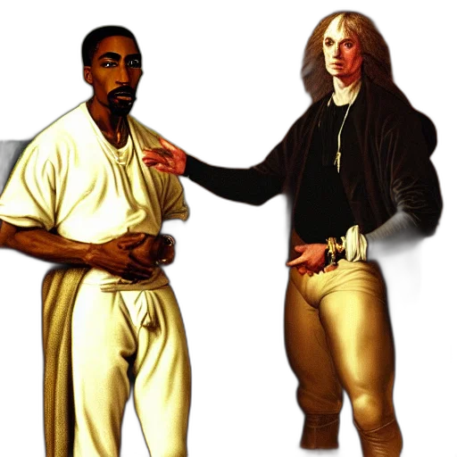 staff, concept art, fantasy art, fire, classical, portrait, tupac, shakur transparent PNG cut-out
