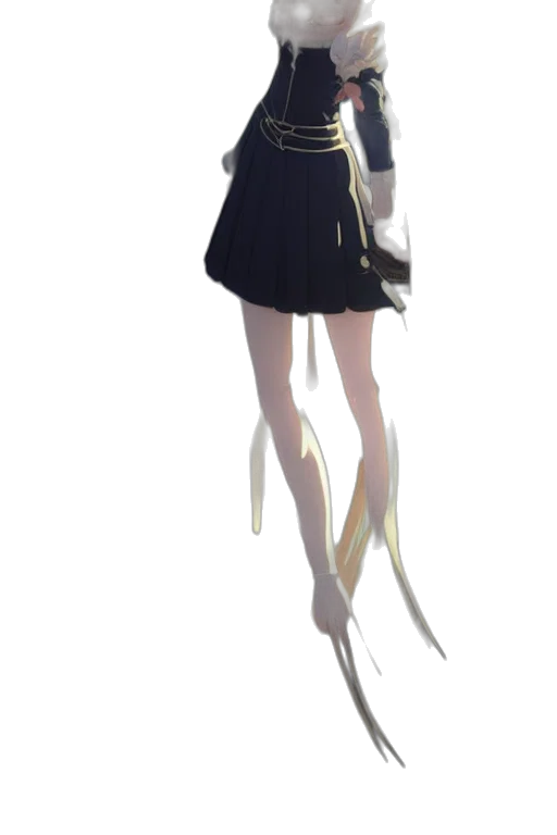staff, dress, weapon, sword, concept art, 3d render, fantasy art, anime transparent PNG cut-out