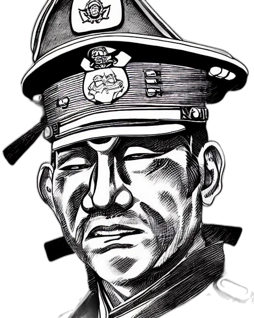 staff, face, hat, weapon, comic book art, photorealistic, pencil sketch, cartoon transparent PNG cut-out
