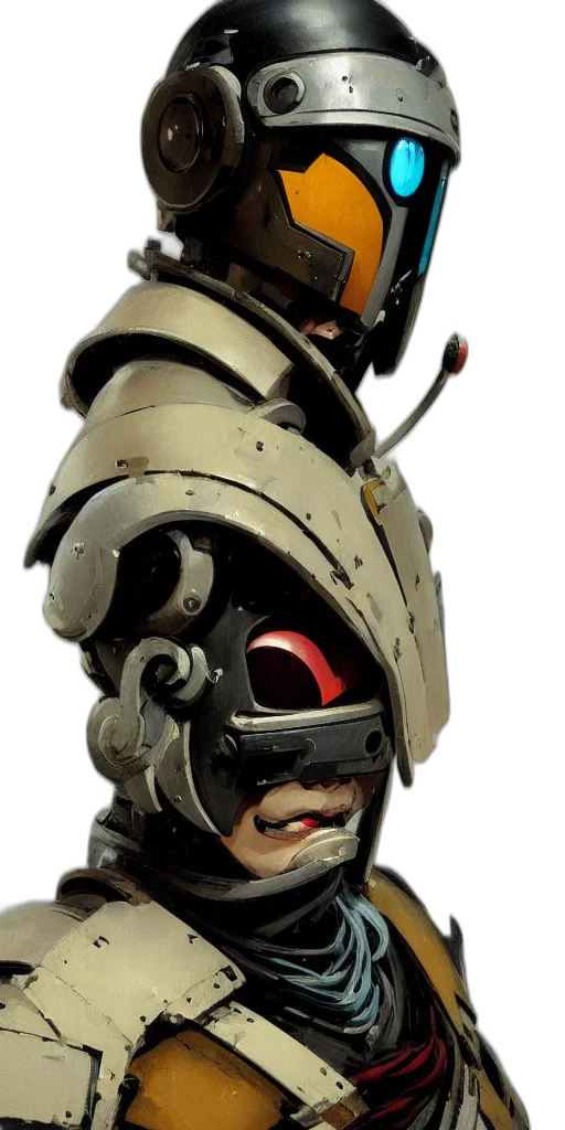 mask, robot, face, weapon transparent PNG cut-out