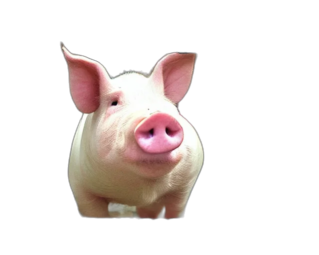 animal, face, food, mask, 3d render, photorealistic, concept art, pixel art transparent PNG cut-out